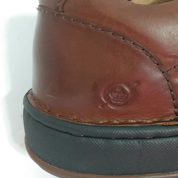 BORN BROWN LEATHER LACE UP LOAFERS NWT SIZE 8 - Picture 12 of 16